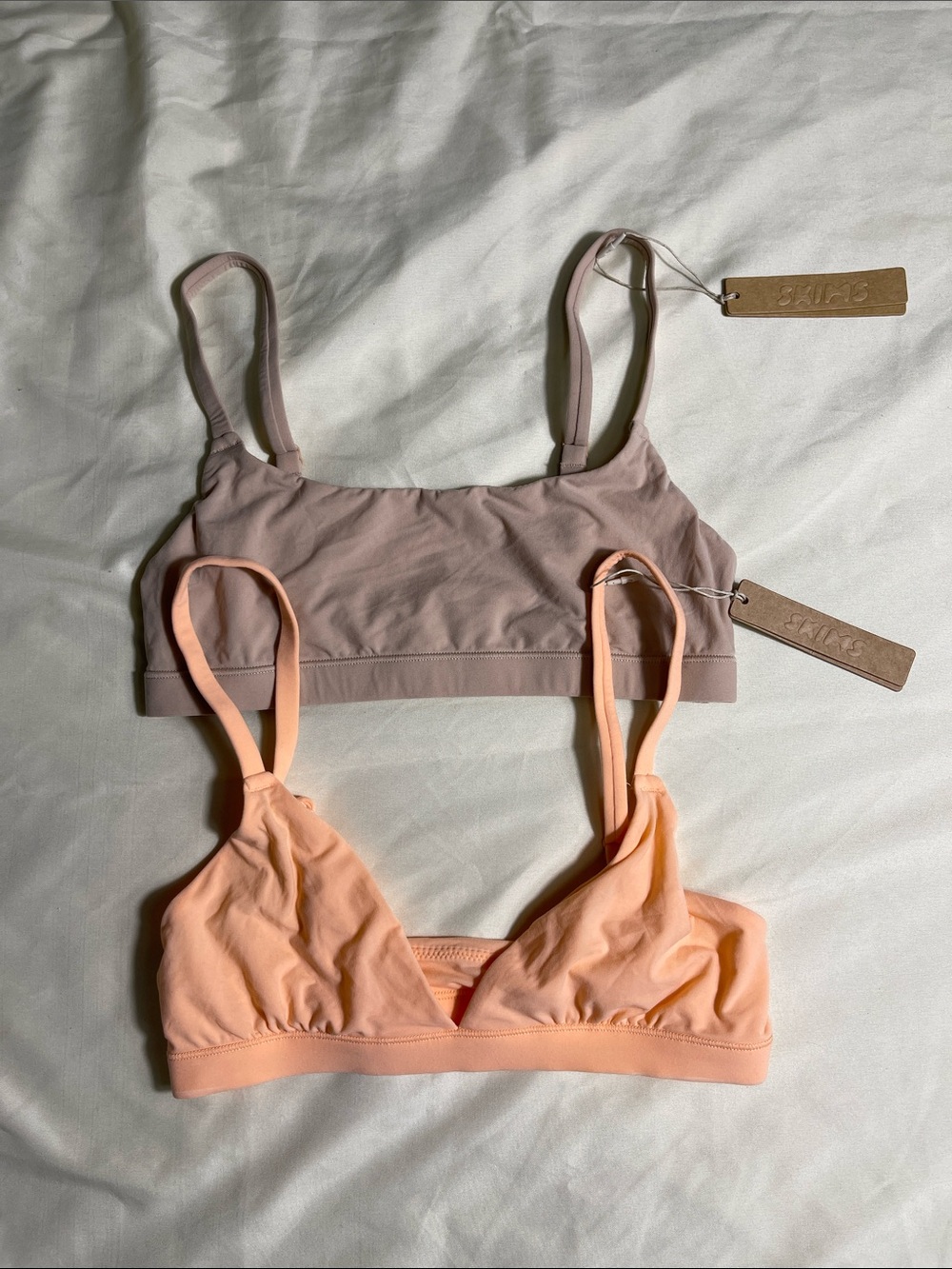 SKIMS 2-Piece Fits Everybody Bralette Lot XS NWT